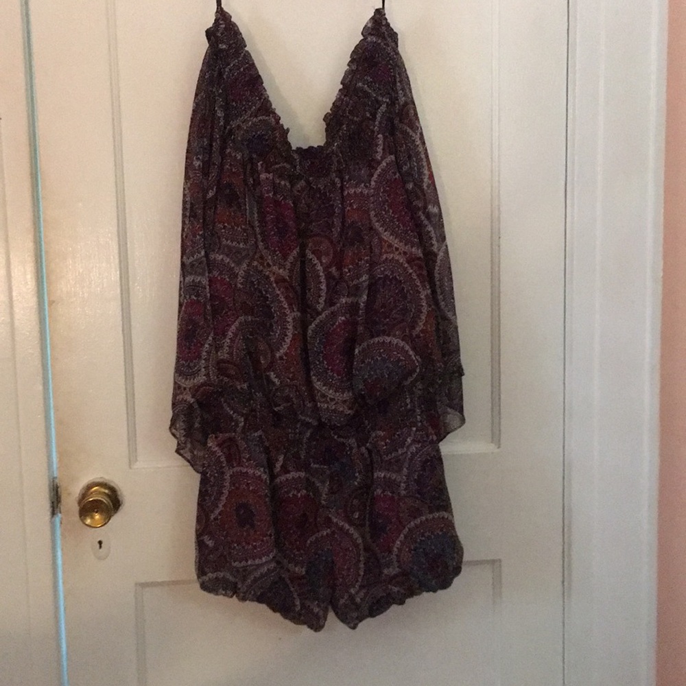 Boho colorful romper